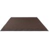 Tapis laine plat naturel uni tissé main Grid