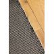 Tapis laine plat naturel uni tissé main Grid