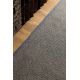 Tapis laine plat naturel uni tissé main Grid