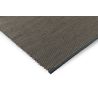 Tapis laine plat naturel uni tissé main Grid