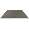 Tapis laine plat naturel uni tissé main Grid