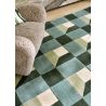 Tapis moderne graphique laine tufté main Blocks