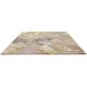 Tapis moderne viscose et laine floral tufté main Foresta