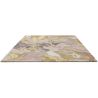 Tapis moderne viscose et laine floral tufté main Foresta