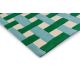 Tapis tufté main laine moderne rectangle Basketweave