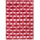 Tapis tufté main laine moderne rectangle Basketweave