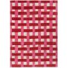 Tapis tufté main laine moderne rectangle Basketweave