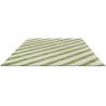 Tapis moderne laine tufté main rayé Paper Straw