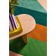 Tapis multicolore moderne laine tufté main Sherbet Stripe