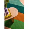 Tapis multicolore moderne laine tufté main Sherbet Stripe