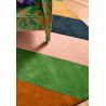 Tapis multicolore moderne laine tufté main Sherbet Stripe