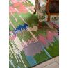 Tapis moderne laine et viscose tufté main abstrait Wilderness