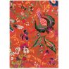 Tapis floral viscose et laine moderne Wonderland Floral