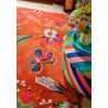 Tapis floral viscose et laine moderne Wonderland Floral