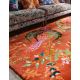 Tapis floral viscose et laine moderne Wonderland Floral