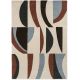 Tapis laine abstrait design tufté main Torillo