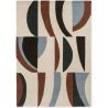 Tapis laine abstrait design tufté main Torillo