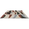 Tapis laine abstrait design tufté main Torillo