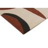 Tapis laine abstrait design tufté main Torillo