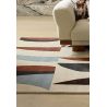 Tapis laine abstrait design tufté main Torillo