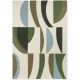 Tapis laine abstrait design tufté main Torillo