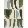 Tapis laine abstrait design tufté main Torillo