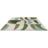 Tapis laine abstrait design tufté main Torillo