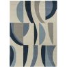 Tapis laine abstrait design tufté main Torillo