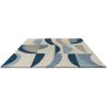 Tapis laine abstrait design tufté main Torillo