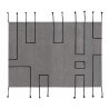 Tapis scandinave avec franges Nordic Lines Lorena Canals