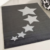 Tapis étoile pour enfant à courtes mèches Taza