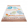 Tapis de chambre enfant oiseau rectangle Teed