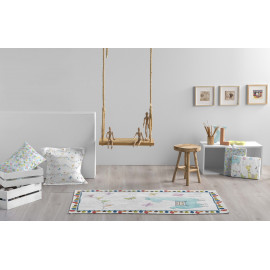 Tapis blanc pour chambre d'enfant Lamini