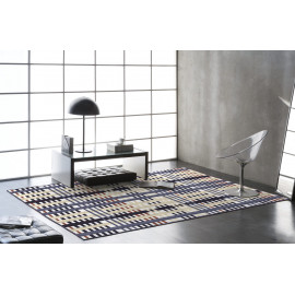 Tapis moderne multicolore plat pour salon Munich