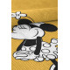 Tapis jaune rond lavable en machine Disney Minnie Mouse