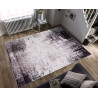 Tapis design gris pour salon Syracuse