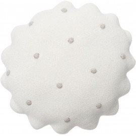 Coussin rond pour enfant en coton Biscuit Lorena Canals