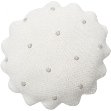 Coussin rond pour enfant en coton Biscuit Lorena Canals