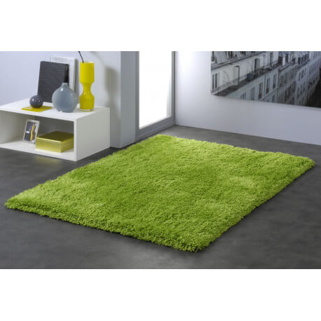 Tapis Vert En Polyester Raven