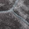 Tapis effet 3D shaggy rectangle pour salon Honeycomb