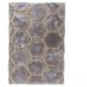 Tapis effet 3D shaggy rectangle pour salon Honeycomb