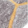 Tapis effet 3D shaggy rectangle pour salon Honeycomb