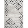 Tapis moderne pour salon rectangle argenté Laredo