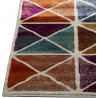 Tapis scandinave rectangle multicolore graphique Acireale