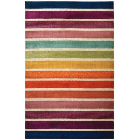 Tapis ligne pour salon design rectangle multicolore Avellino