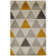 Tapis scandinave graphique intérieur rectangle Sanremo