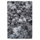 Tapis imitation fourrure très doux uni polyester rectangle Kendhua