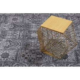 Tapis vintage anthracite pour salon Fresh Bachtiar