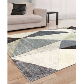 Tapis graphique design rectangle pour salon Winchester