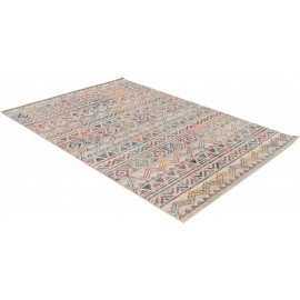 Tapis de salon berbère coloré rectangle ethnique Louth